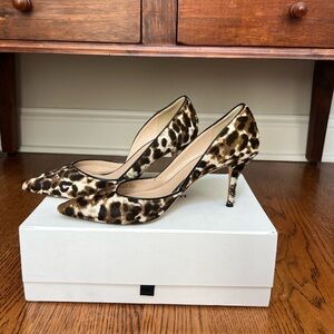 J.Crew Collection Pumps in Leapord Print Calf Hair